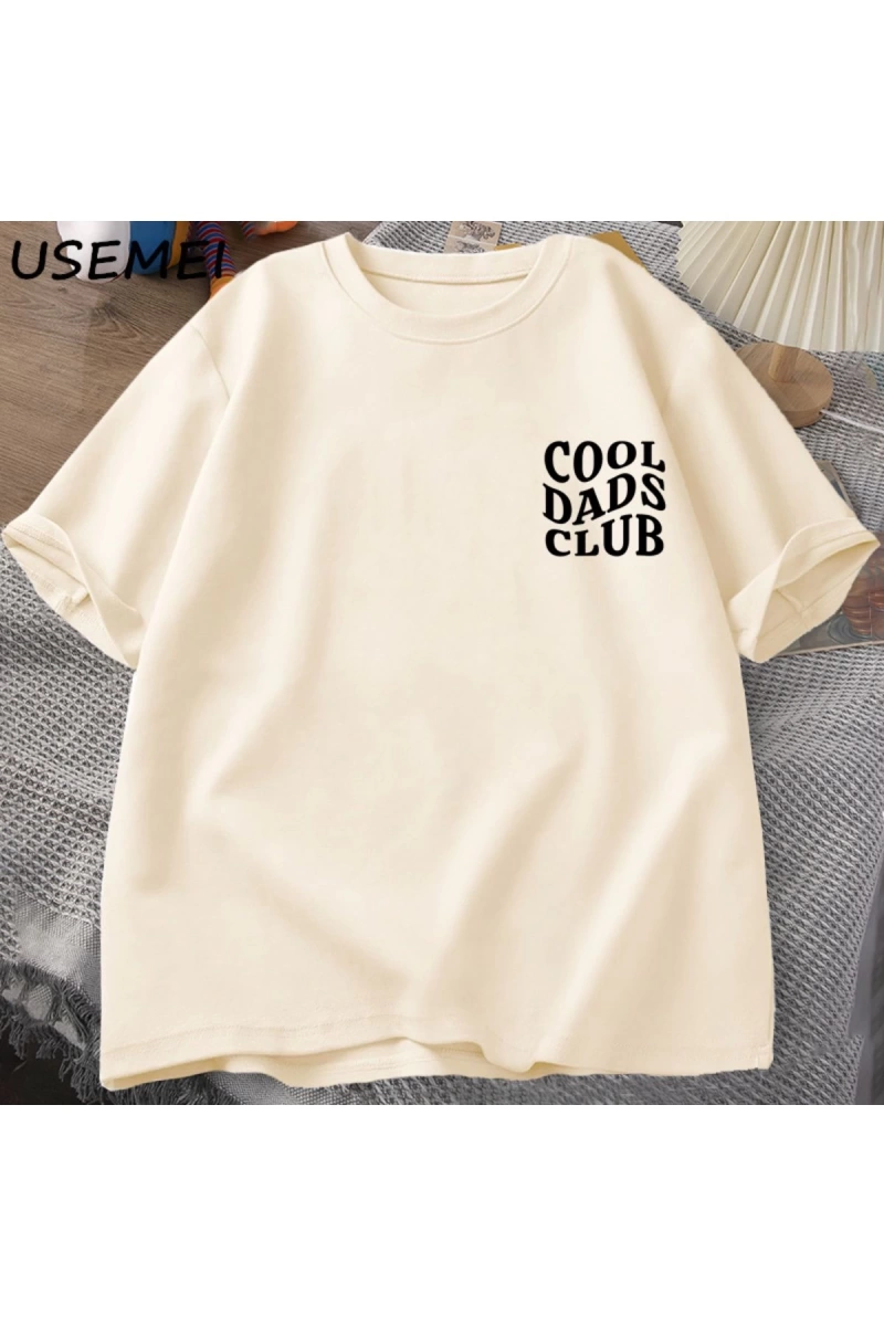 Cool Dads Club Tshirt Fathers Day Funny Husband T-Shirt Daddy Dad To Be T Shirt Men Cotton O