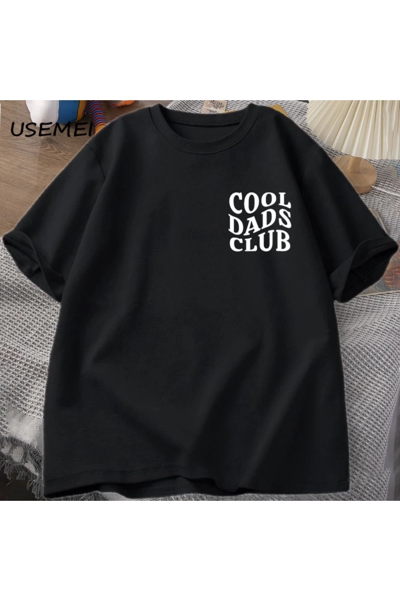 Cool Dads Club Tshirt Fathers Day Funny Husband T-Shirt Daddy Dad To Be T Shirt Men Cotton O