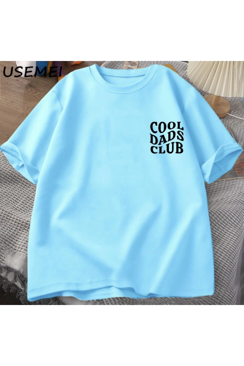 Cool Dads Club Tshirt Fathers Day Funny Husband T-Shirt Daddy Dad To Be T Shirt Men Cotton O