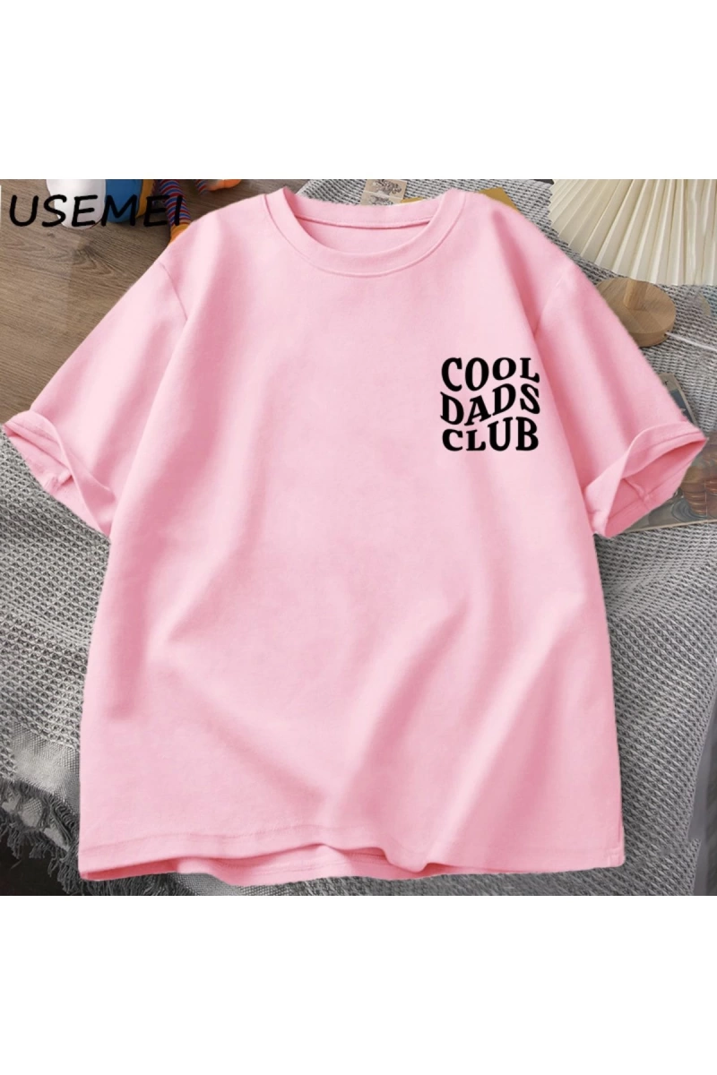Cool Dads Club Tshirt Fathers Day Funny Husband T-Shirt Daddy Dad To Be T Shirt Men Cotton O