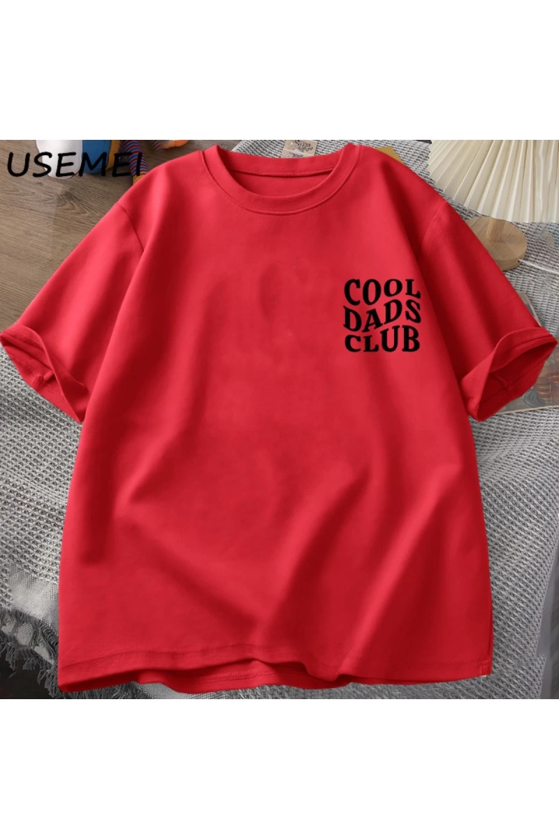 Cool Dads Club Tshirt Fathers Day Funny Husband T-Shirt Daddy Dad To Be T Shirt Men Cotton O