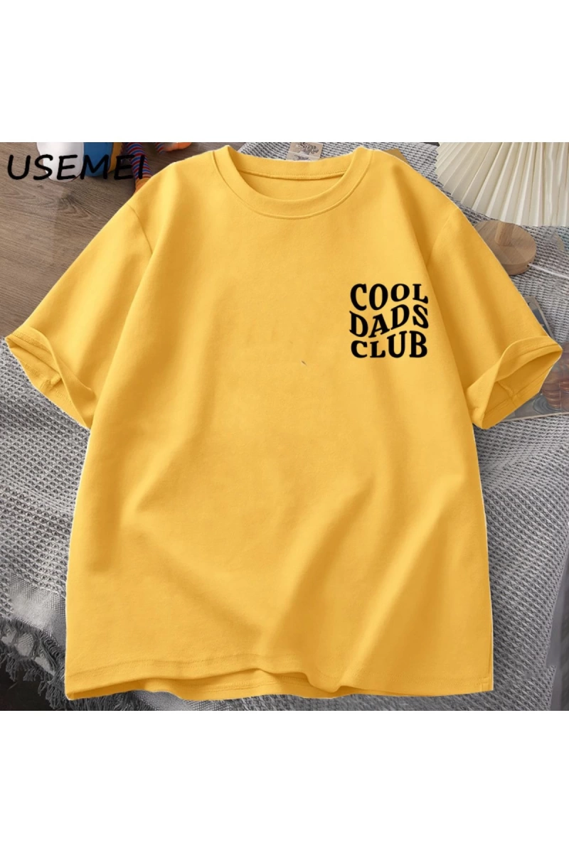 Cool Dads Club Tshirt Fathers Day Funny Husband T-Shirt Daddy Dad To Be T Shirt Men Cotton O