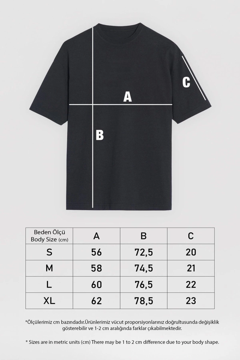 Covid Korona Mona Lisa Baskılı Unisex Siyah Oversize Tişört