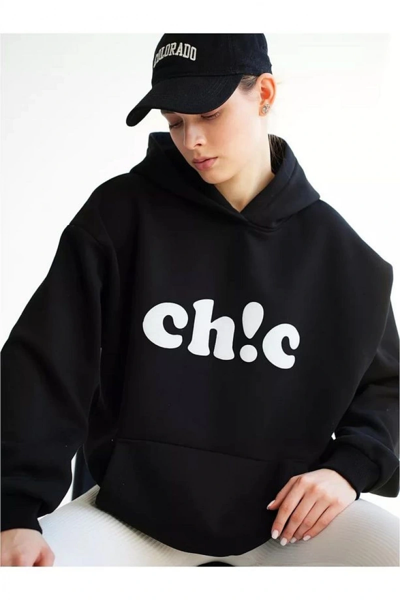 Cupla Unisex Ch!c Sweatshirt Beyaz