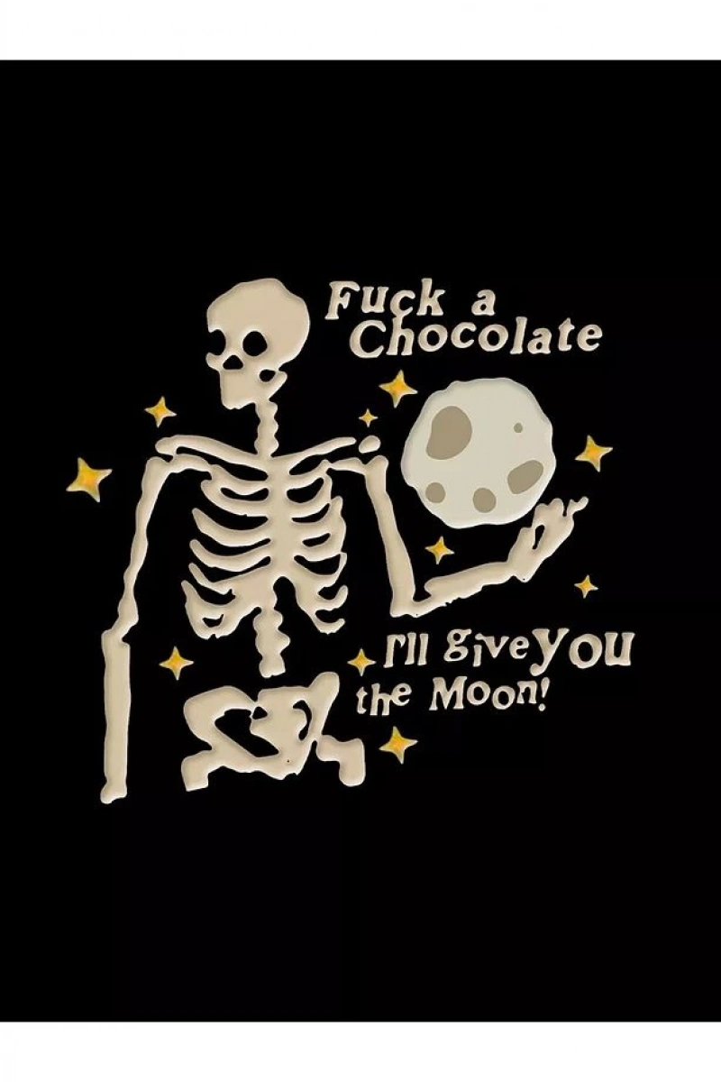 Cupla Unisex Give You The Moon Sweatshirt Siyah