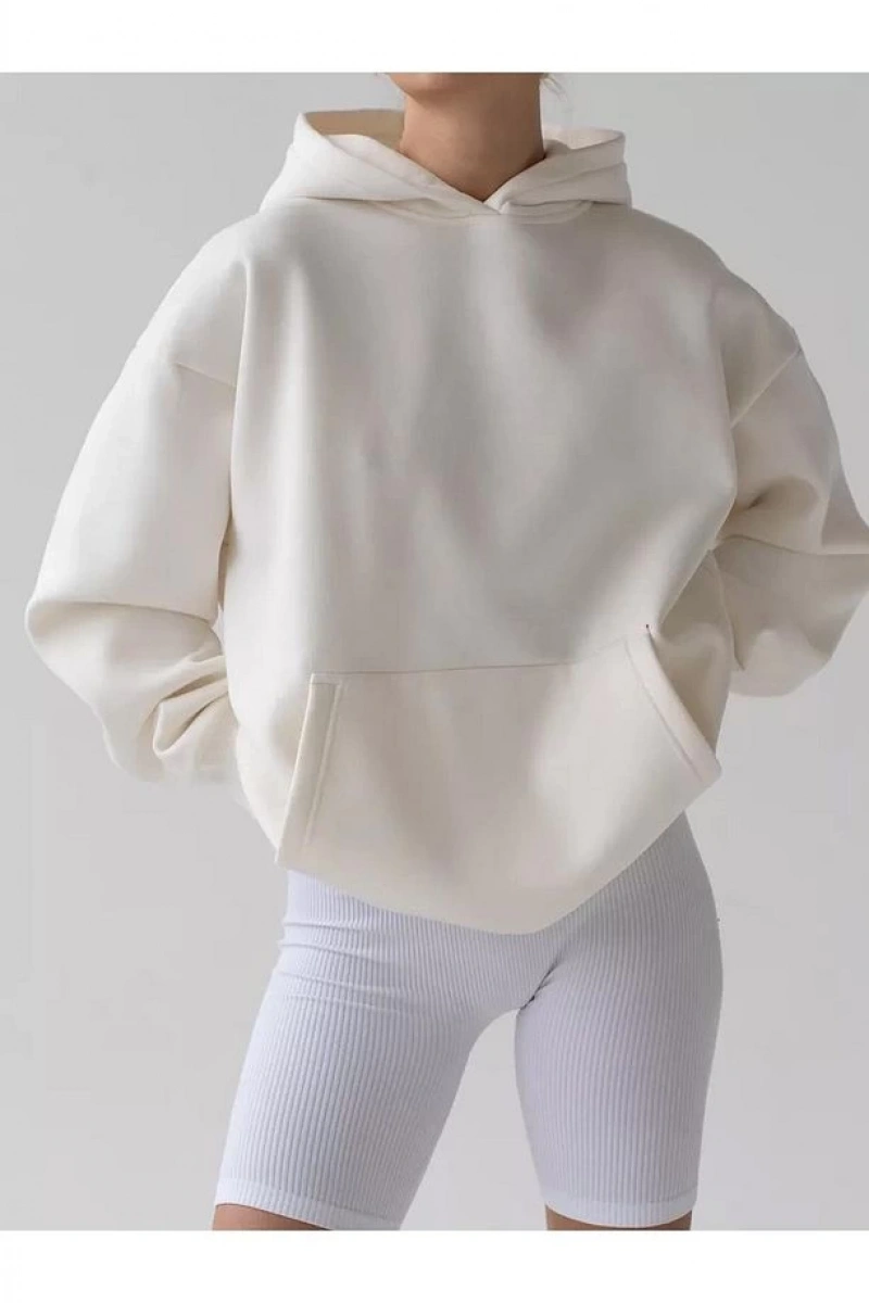 Cupla Unisex Medusa Sweatshirt Beyaz