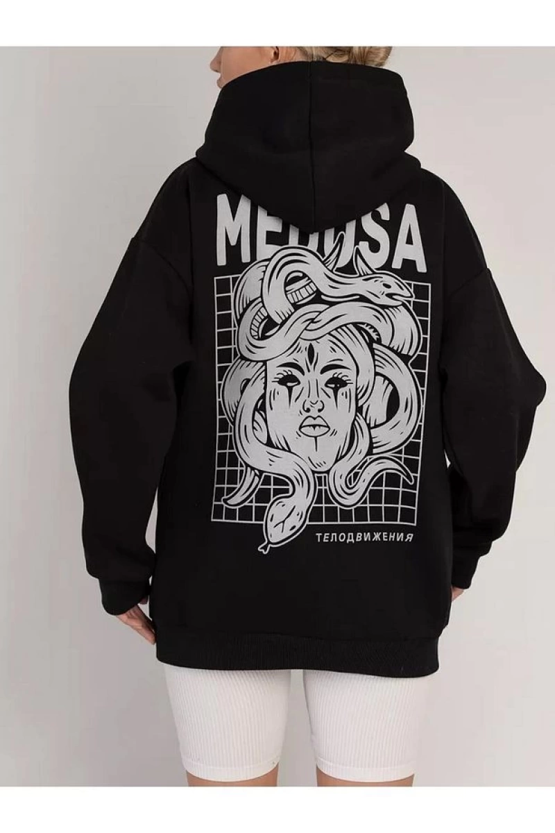 Cupla Unisex Medusa Sweatshirt Beyaz