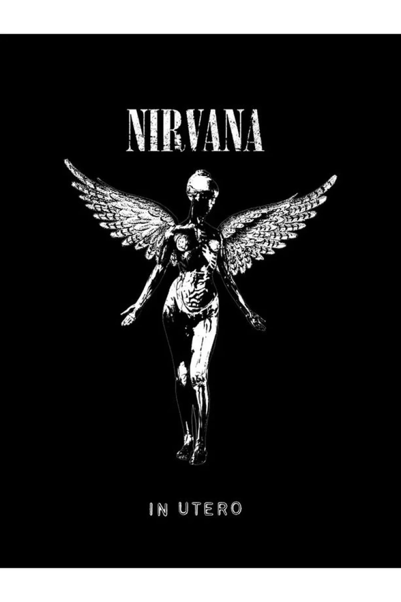 Cupla Unisex Nirvana in Utero Sweatshirt Siyah