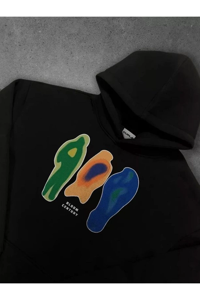 Cupla Unisex Thermal Sweatshirt Siyah