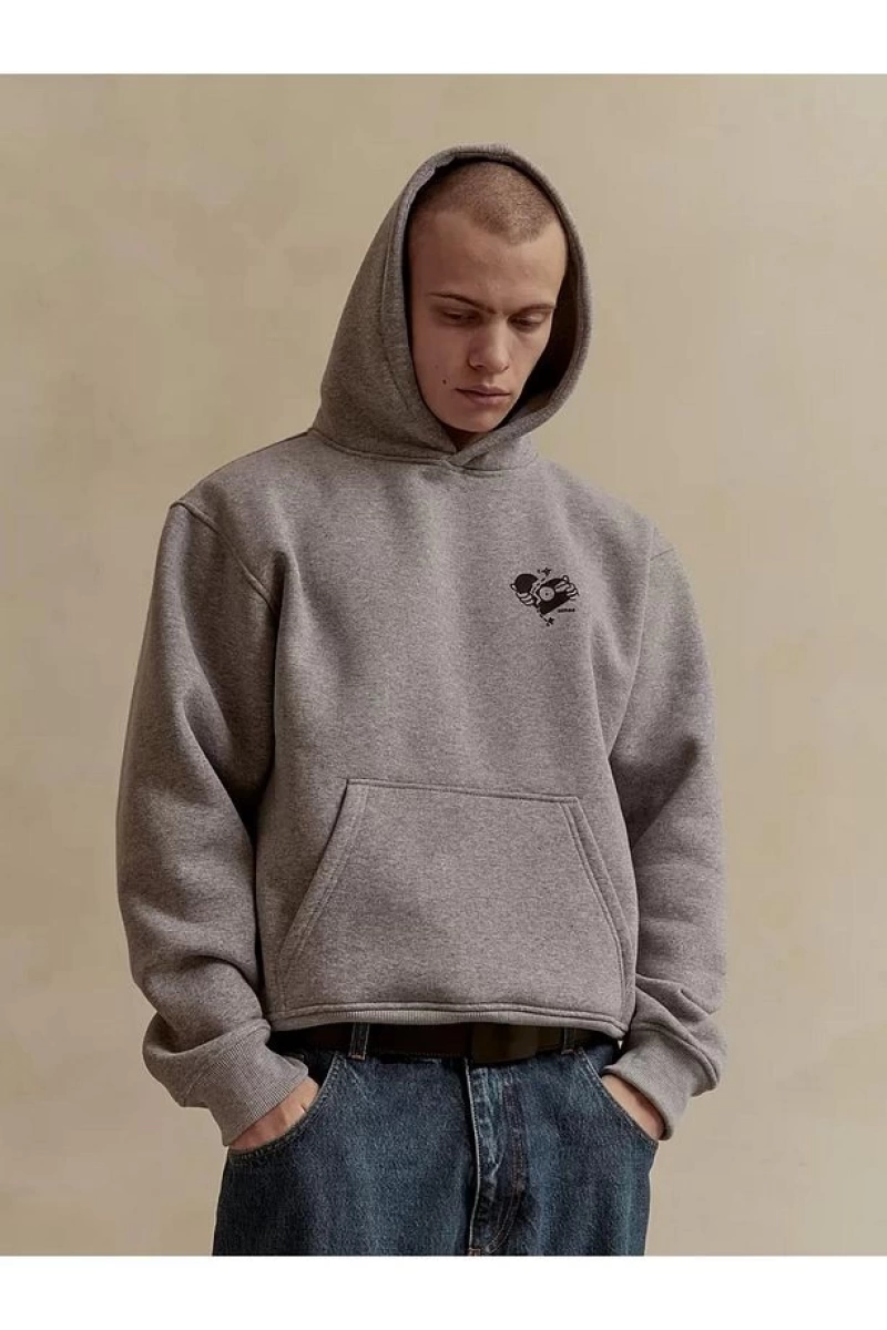 Cupla Unisex What a Time To Be Outside Sweatshirt Gri