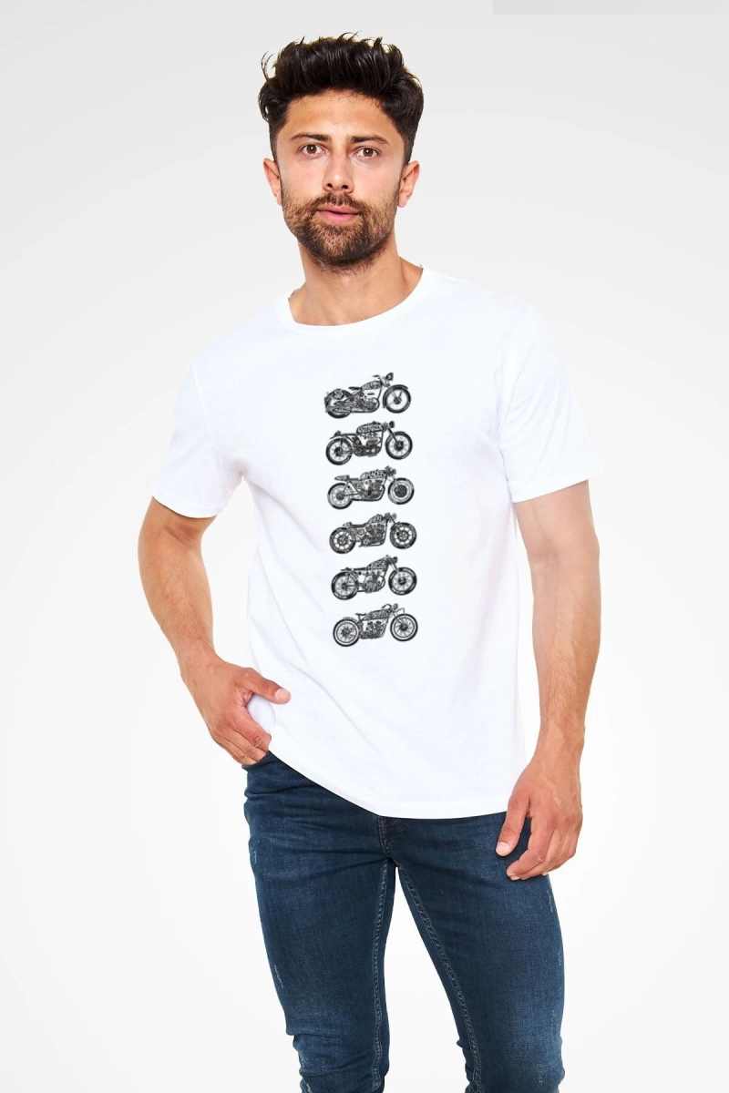 Dandy Beyaz Unisex Tişört T-Shirt