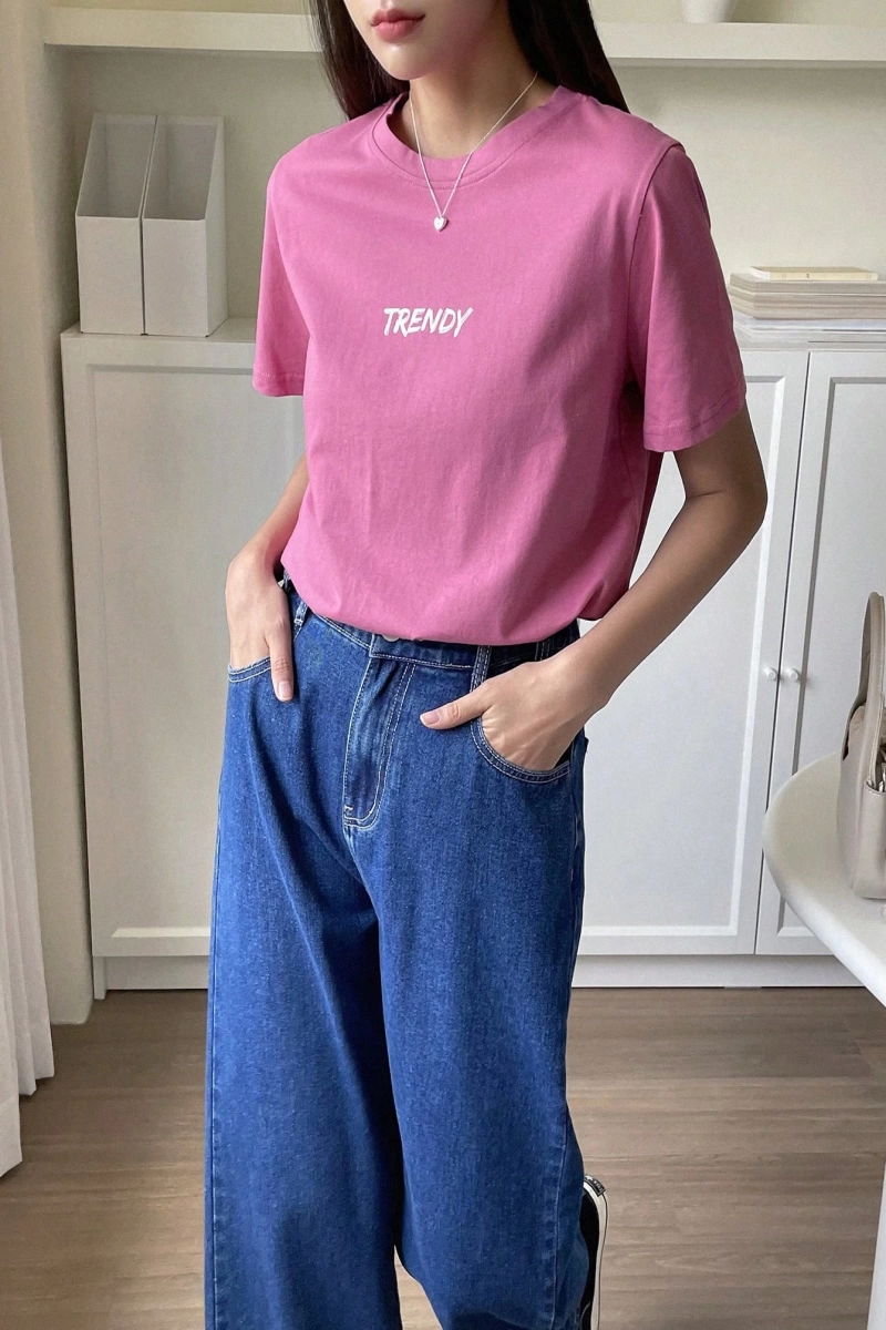 DAZY Harfli Grafik Tişört
