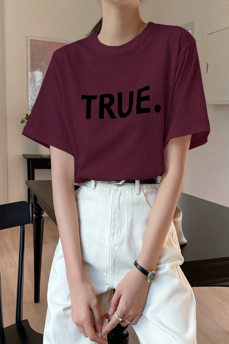 DAZY Harfli Grafik Tişört