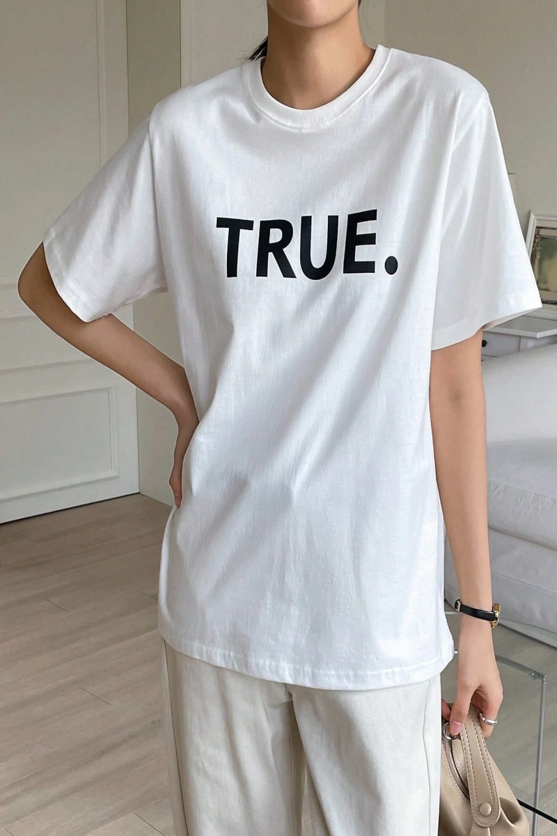 DAZY Harfli Grafik Tişört