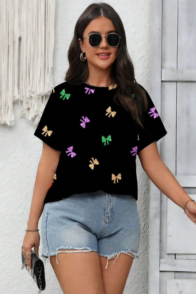 DAZY Harfli Grafik Yuvarlak Yaka Tişört