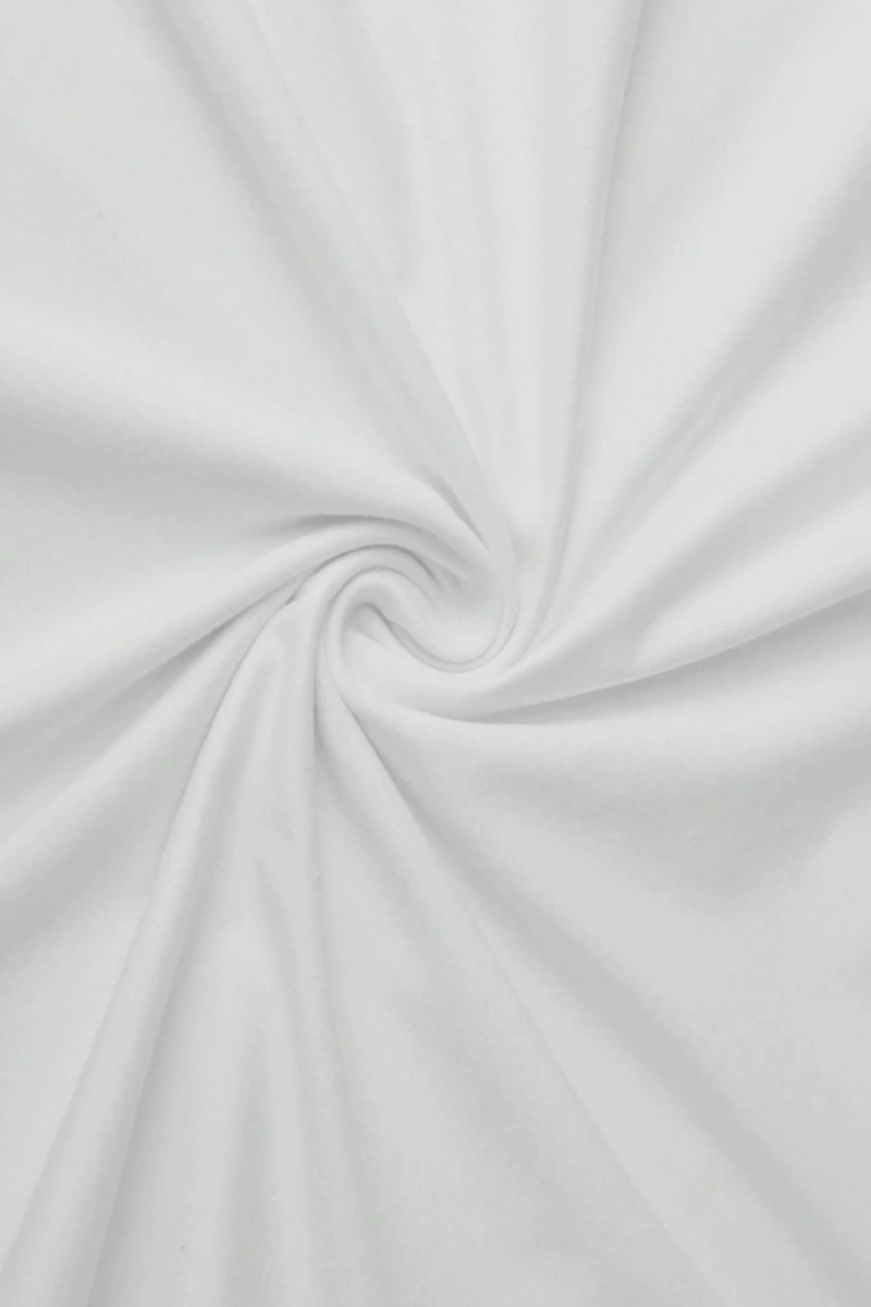 DAZY Kadın Yuvarlak Yaka İşlemeli Kontrast Renkli Kalp Minimalist Desenli Tişört