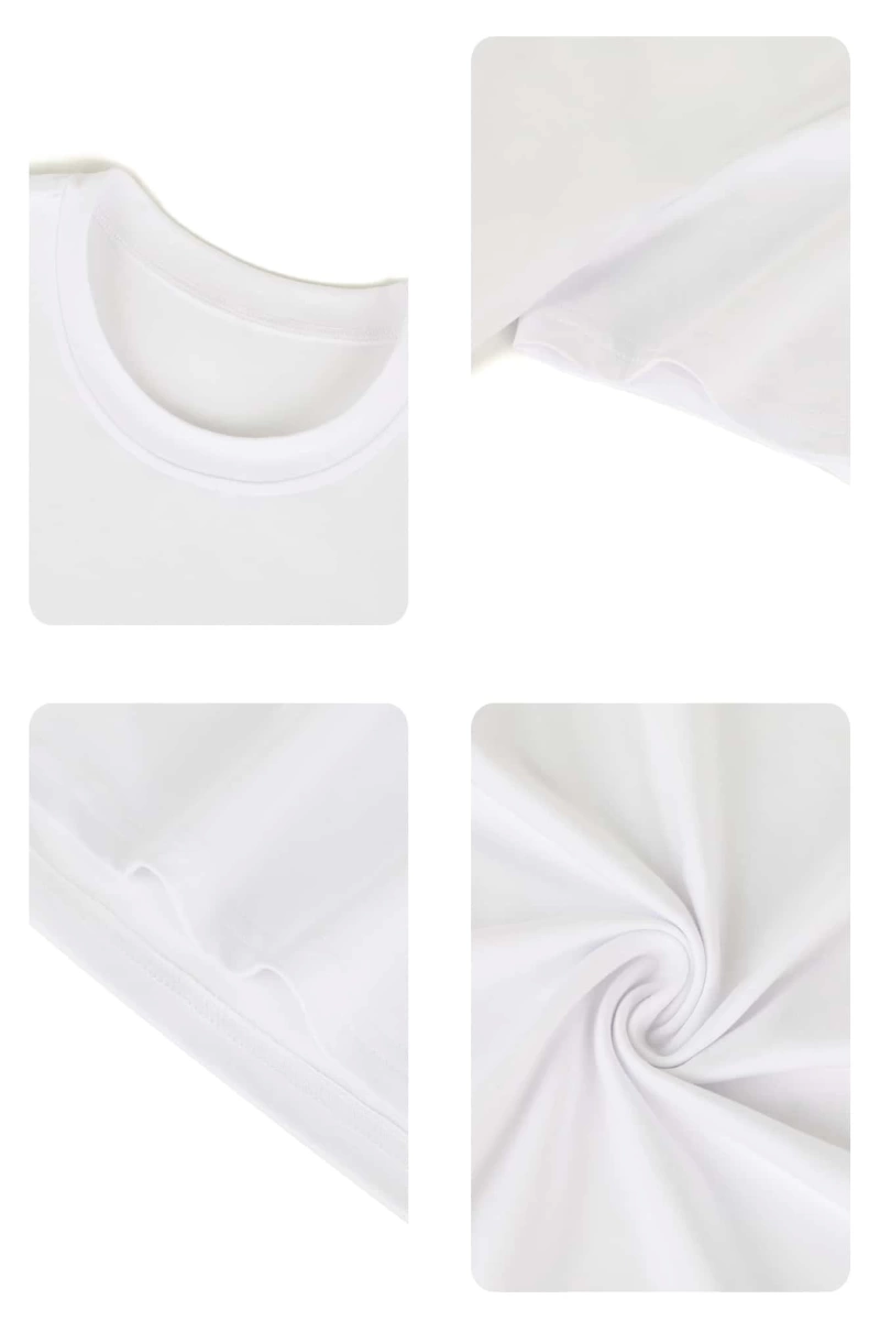 DAZY Kadın Yuvarlak Yaka İşlemeli Kontrast Renkli Kalp Minimalist Grafik Tişört