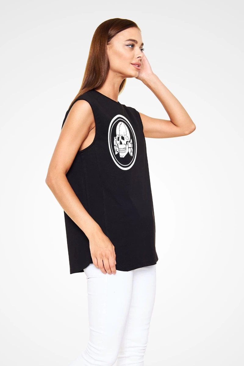 Death In June Siyah Kolsuz Tişört T-shirt