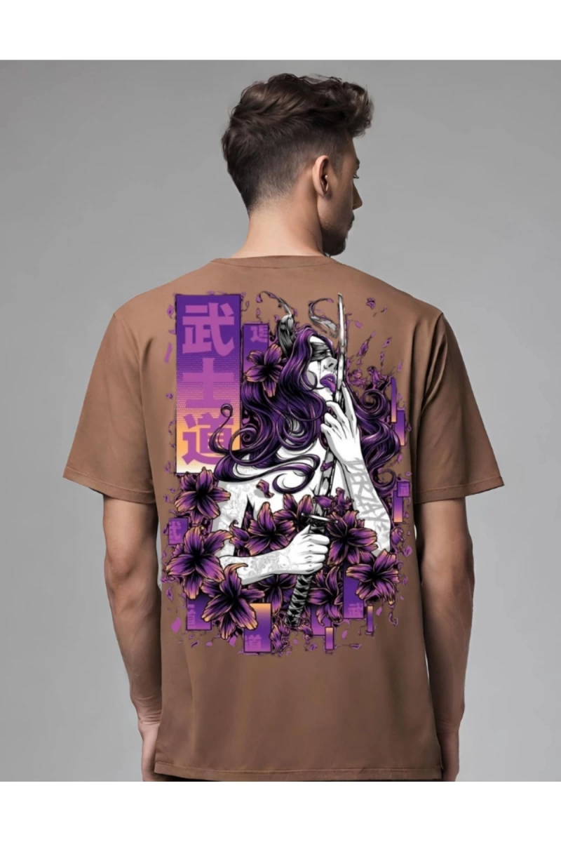 derzay  sırt baskılı oversize t-shırt