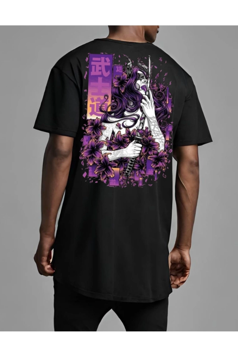 derzay  sırt baskılı oversize t-shırt