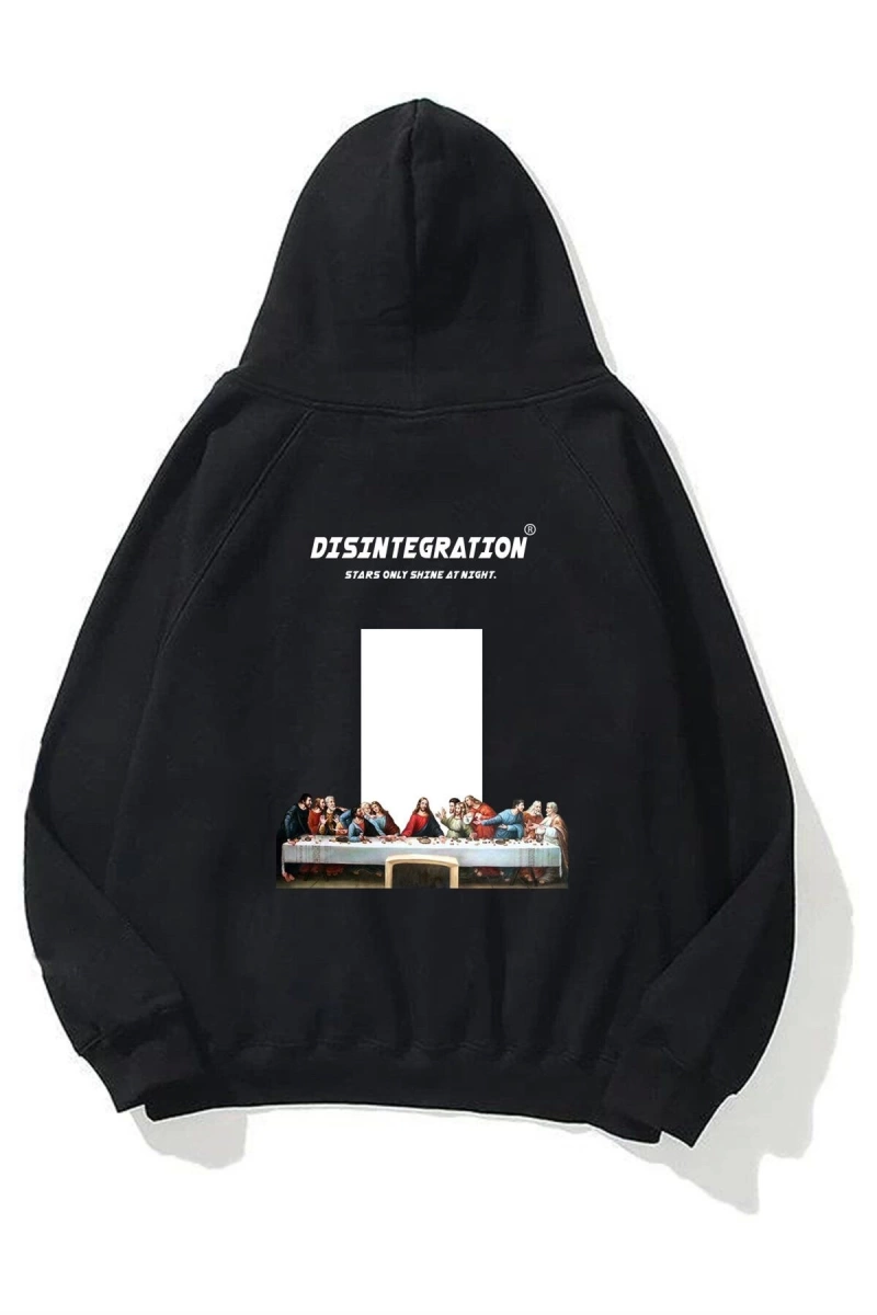 Disintegration Unisex Siyah Sweatshirt