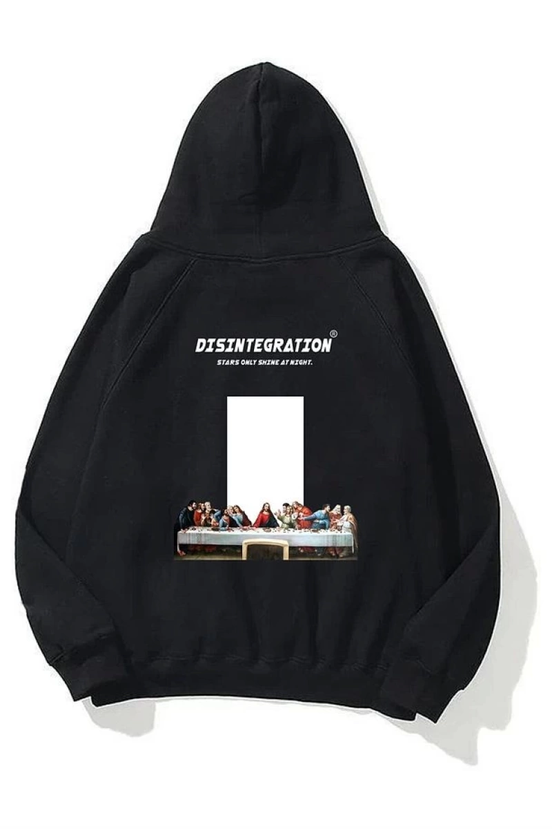 Disintegration Unisex Siyah Sweatshirt Siyah