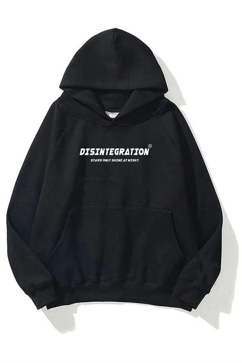 Disintegration Unisex Siyah Sweatshirt Siyah