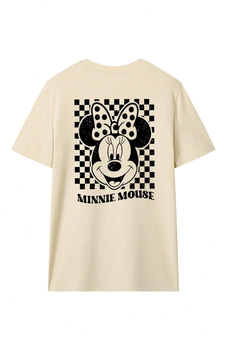 Disney Kadınlar için Basit ve Sevimli Disney Karikatür Mickey Mouse Baskıl