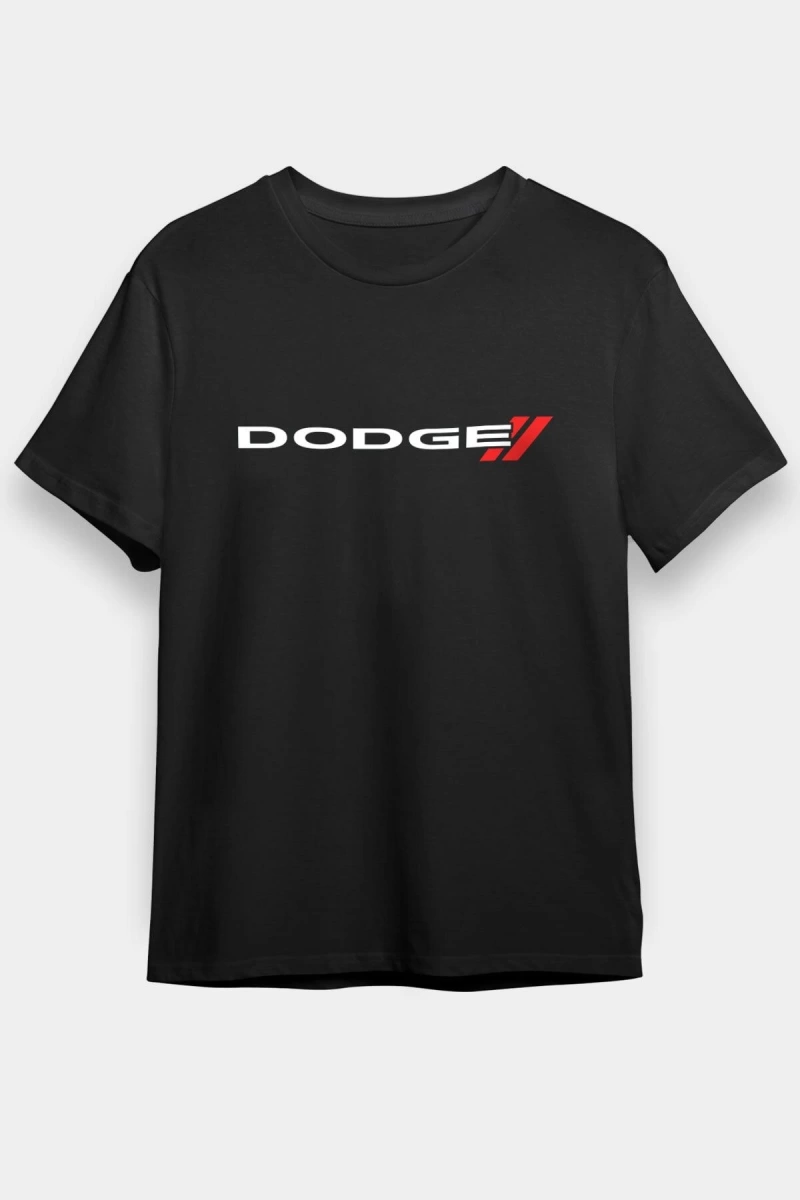 Dodge Siyah Unisex Tişört T-Shirt