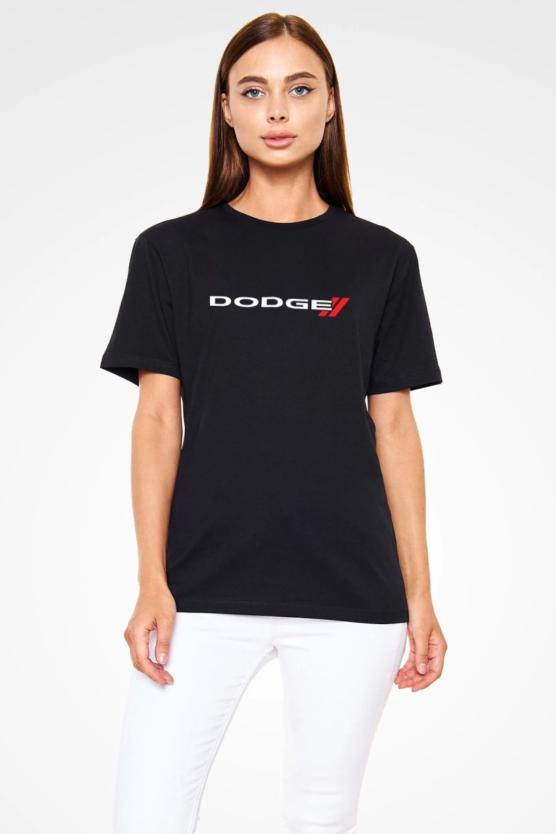 Dodge Siyah Unisex Tişört T-Shirt