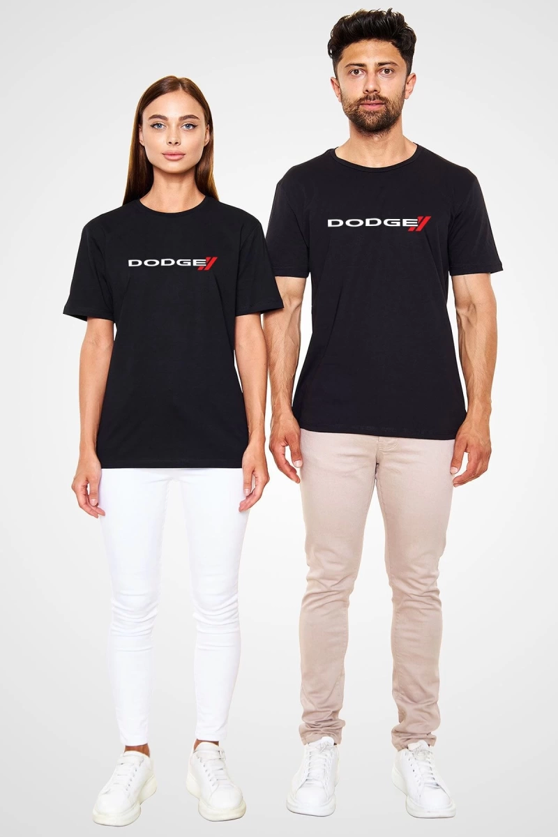 Dodge Siyah Unisex Tişört T-Shirt