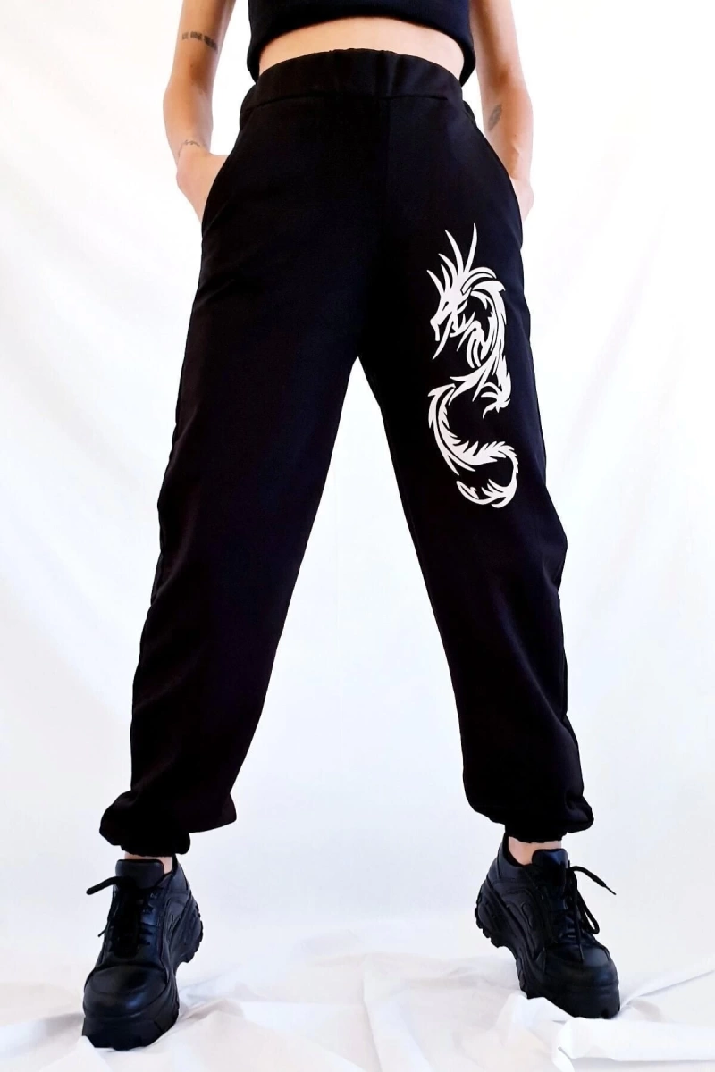 Dragon Siyah Jogger