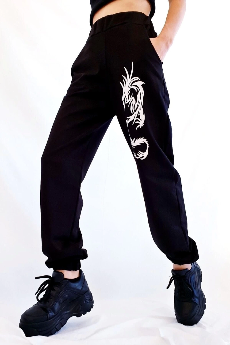 Dragon Siyah Jogger