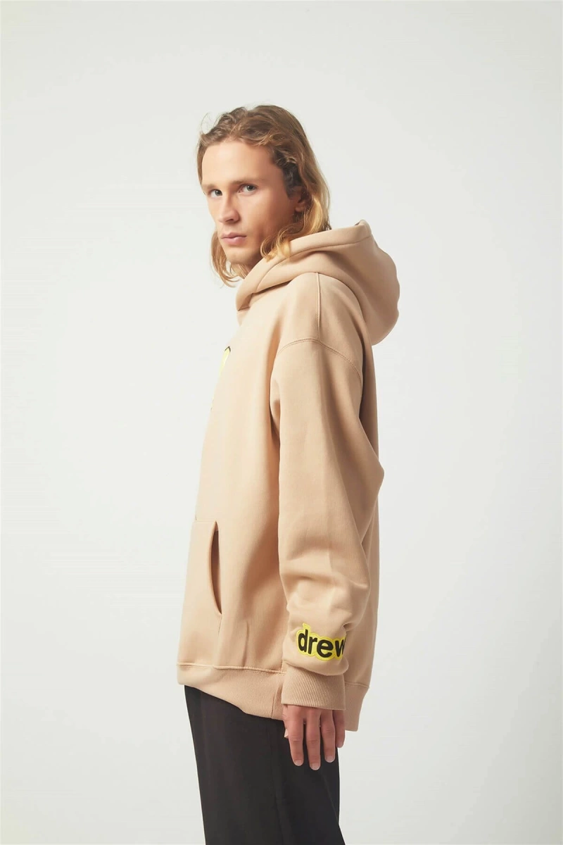 Drew Balon Oversıze Sweatshirt Hoodie Krem