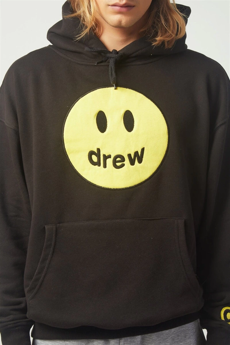 Drew Oversıze Sweatshirt Hoodie Siyah