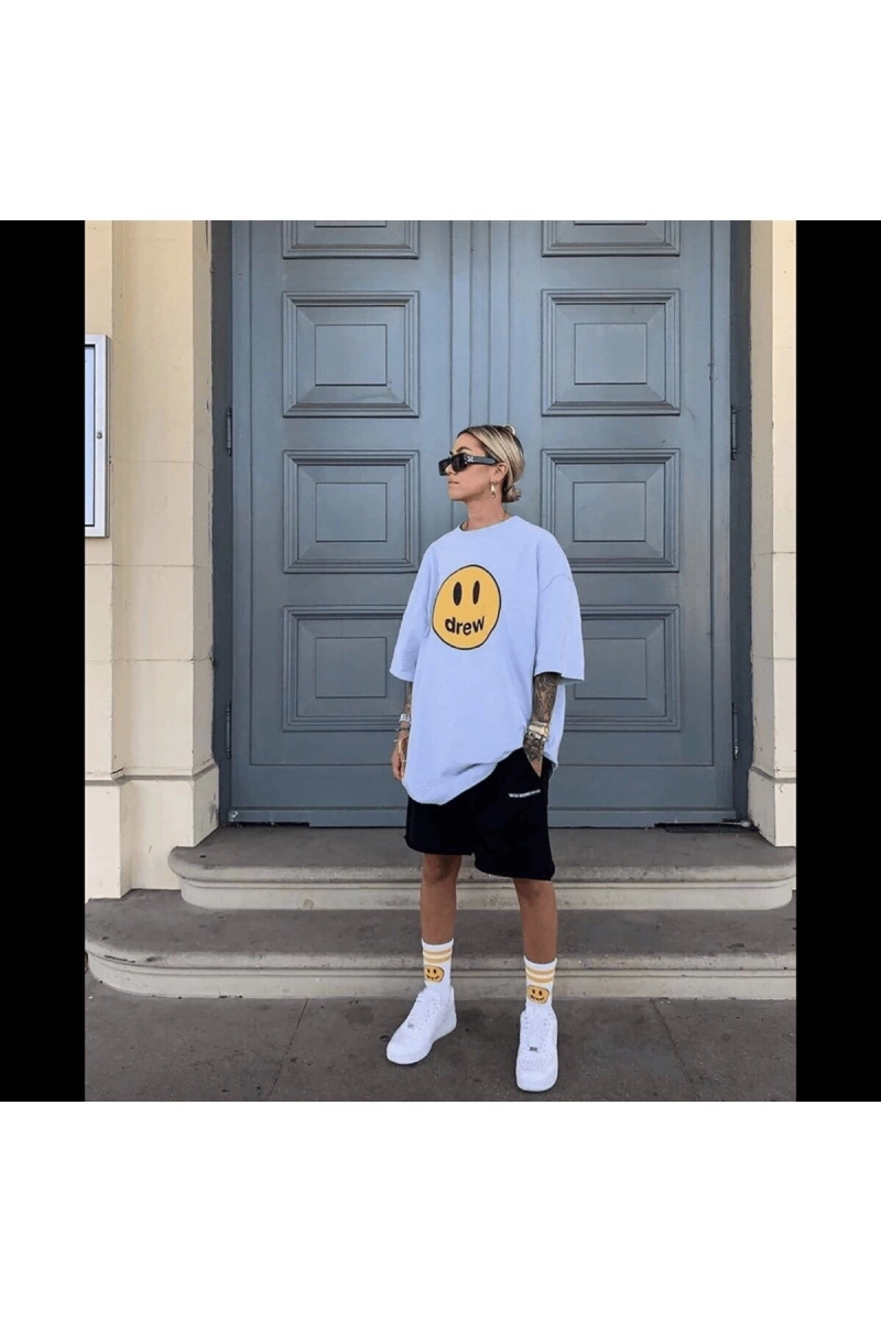 Drew Oversize T-shirt Beyaz