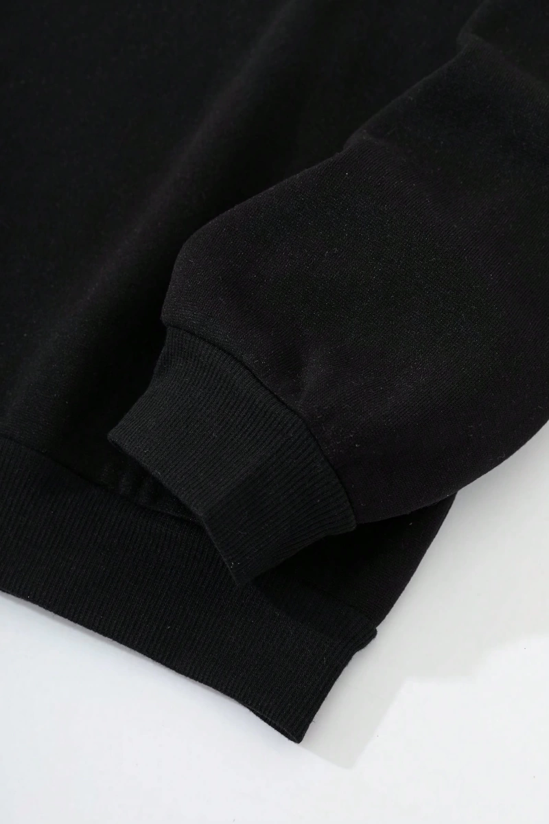 Düz Renk Yuvarlak Yaka Sweatshirt Ve Pantolon Takımı