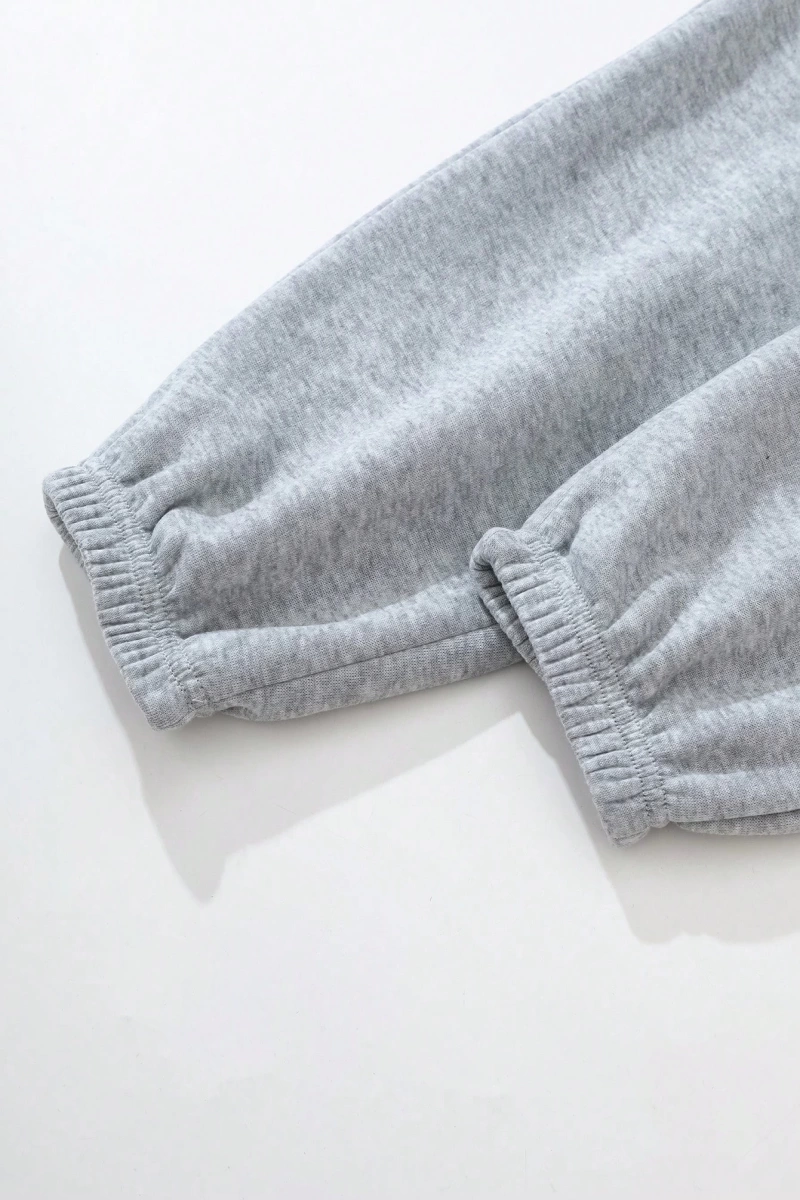 Düz Renk Yuvarlak Yaka Sweatshirt Ve Pantolon Takımı