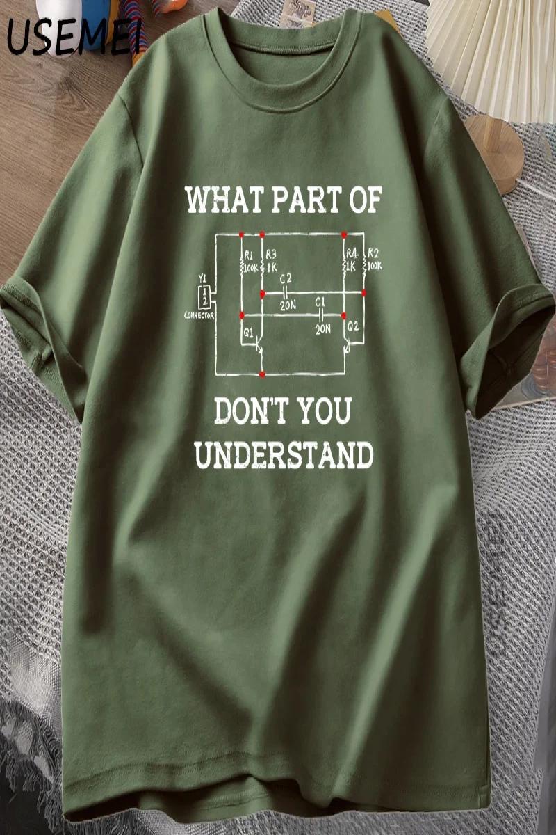 Elektrik Mühendisi T Shirt Elektrikçi devre Grafik Tshirt Babalar Günü Hediyesi Pamuk Kısa Ko 2918