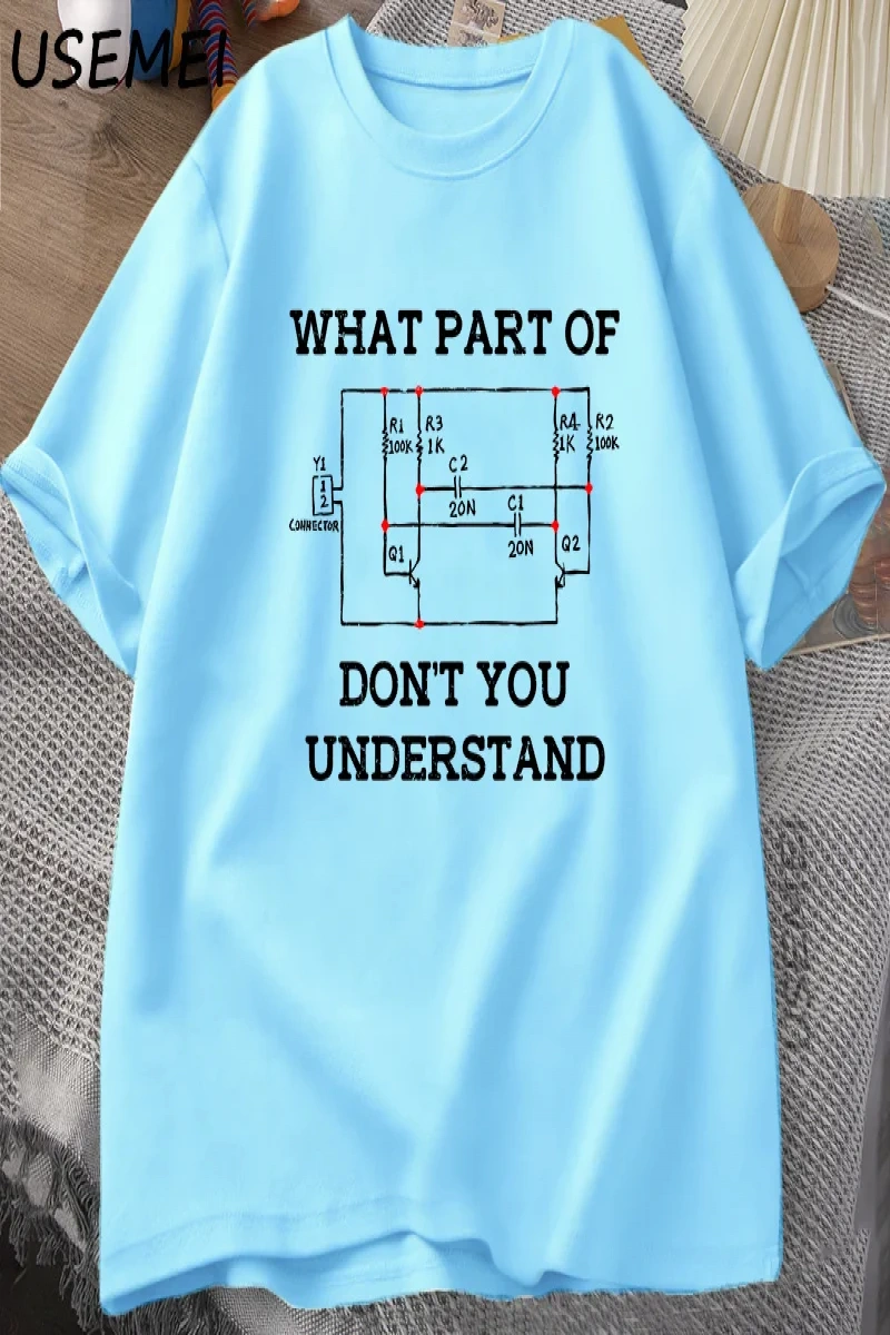 Elektrik Mühendisi T Shirt Elektrikçi devre Grafik Tshirt Babalar Günü Hediyesi Pamuk Kısa Ko 2918