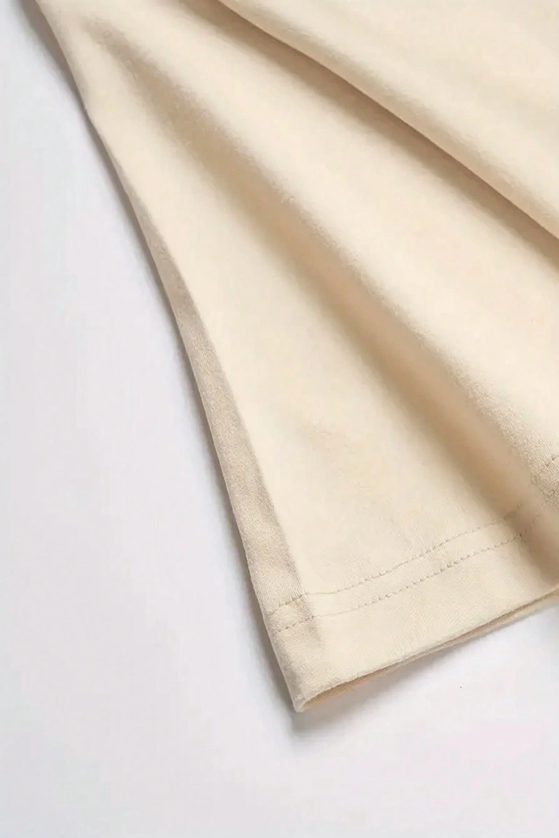 Erkek Basic Düz Renk Yuvarlak Yaka Kısa Kollu Tişört, Günlük Giyim