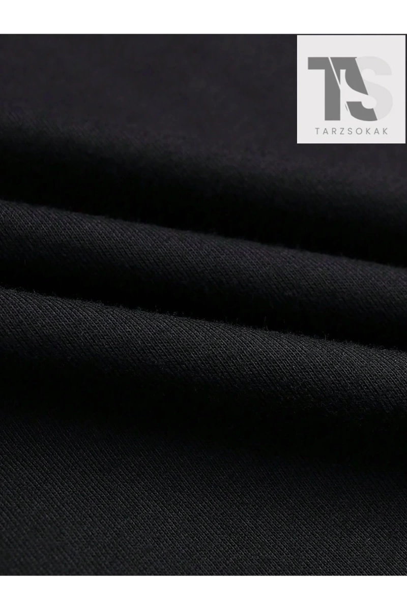 Erkek Baskılı Karakter ve Harf Desenli T-shirt