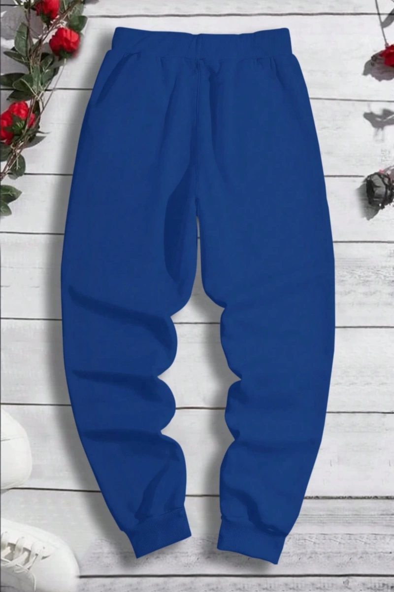 Erkek Bol Bağcıklı Jogger Pantolon Japon Karakterleri ve Ejderha Desenli