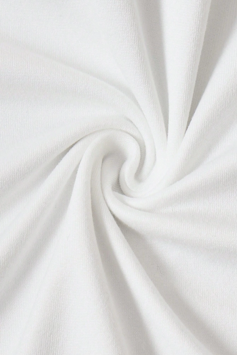 Erkek Bol Kesim Düz Renk Kısa Kollu Tişört, Yaz İçin Moda