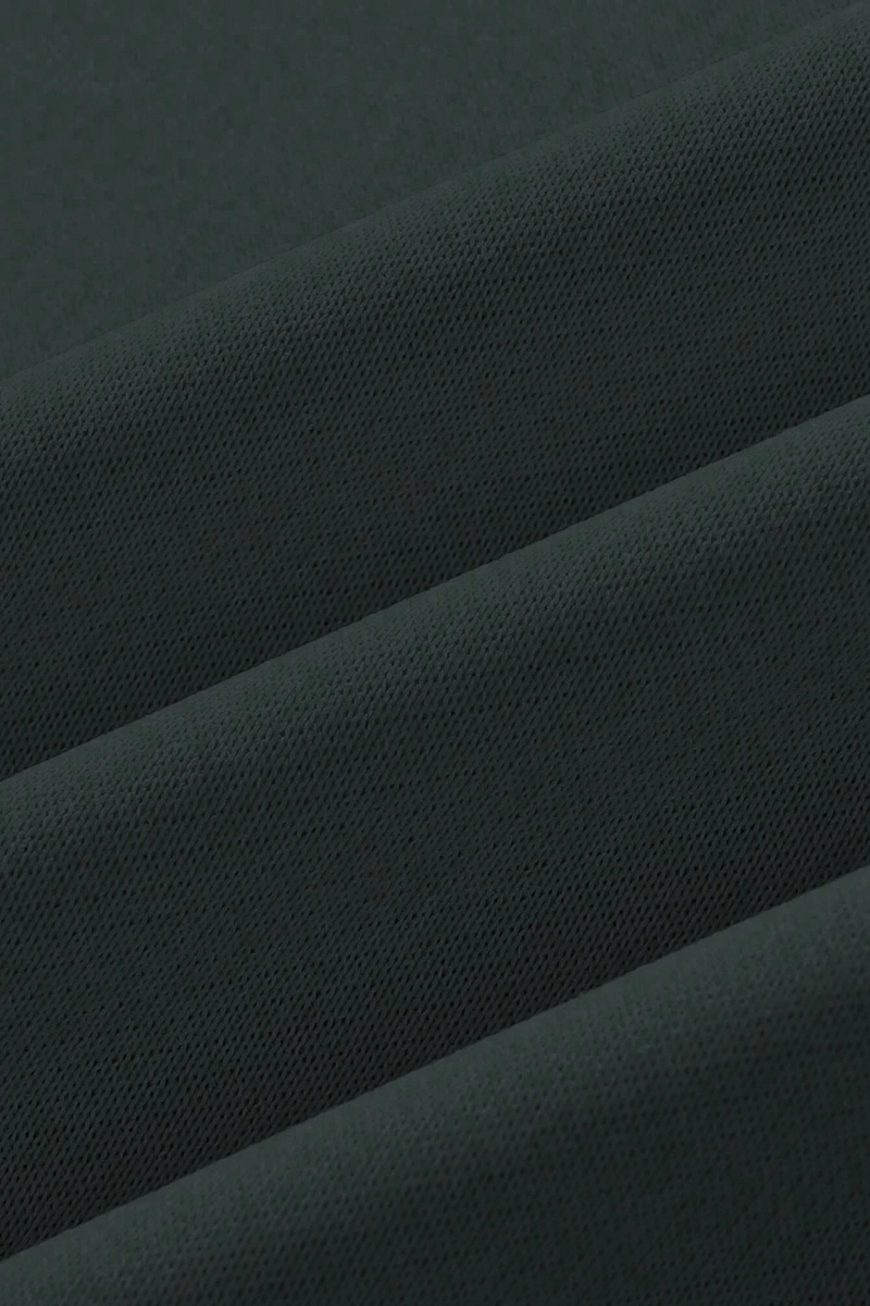 Erkek Bol Kesim Geometrik Baskılı Yuvarlak Yaka Günlük Sweatshirt, İlkbahar ve Sonbahar
