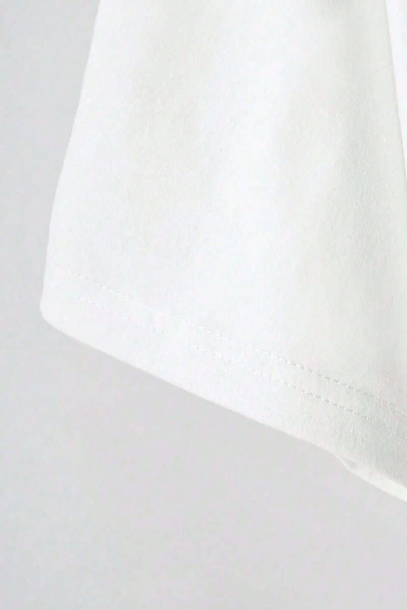 Erkek Bol Tişört Kısa Kollu, Yaz İçin Moda