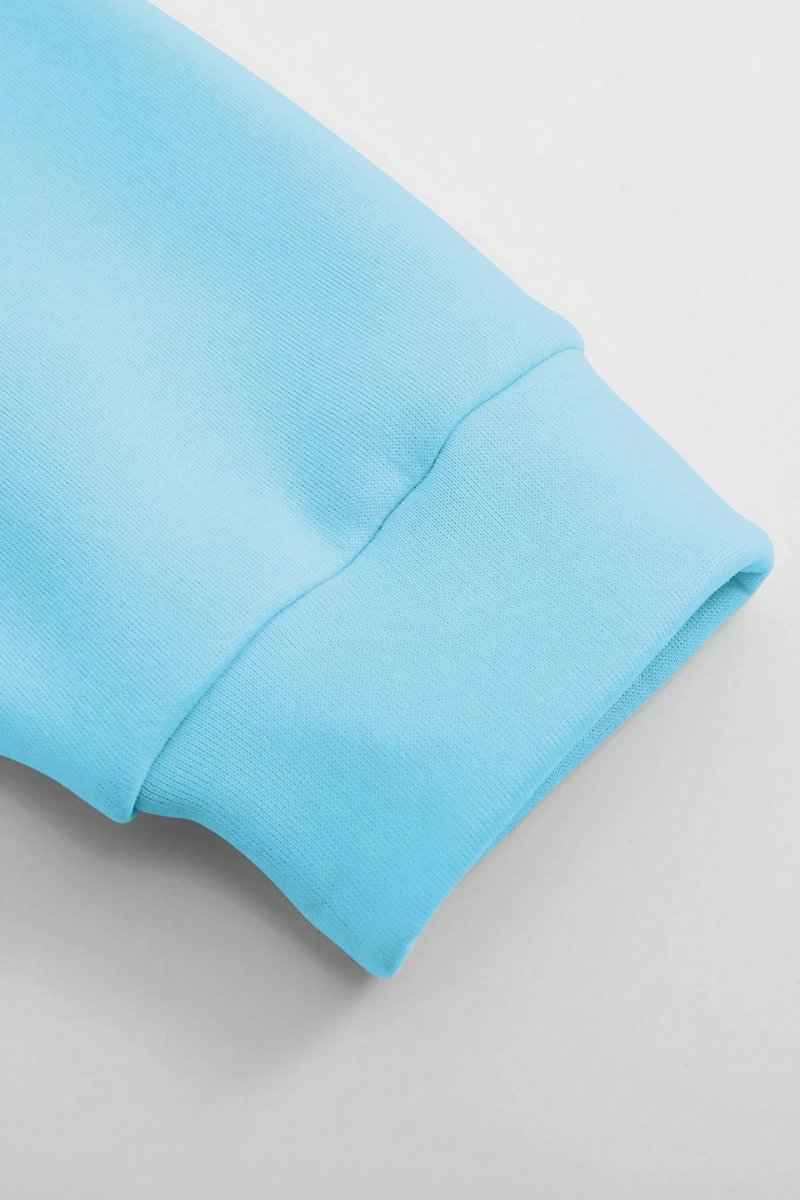 Erkek Büyük Beden Mektup Baskılı Kapüşonlu Sweatshirt, Moda Uzun Kollu Kapüşo