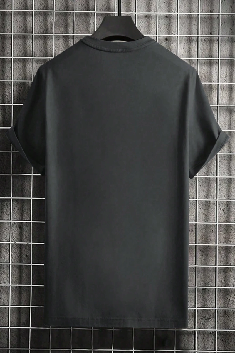 Erkek Crewneck Günlük Kısa Kollu Tişört, Seyahat İçin Uygun