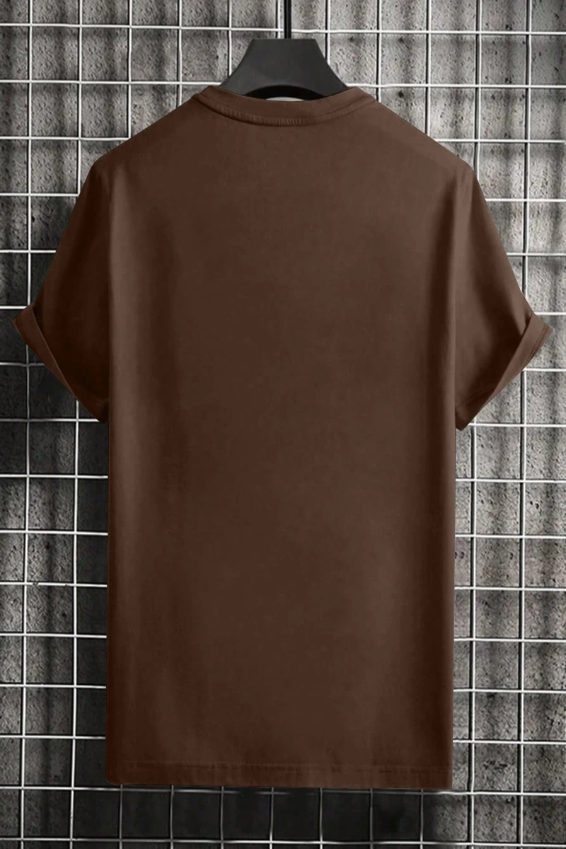 Erkek Crewneck Günlük Kısa Kollu Tişört, Seyahat İçin Uygun