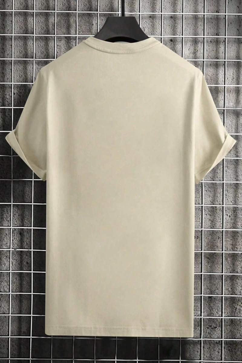 Erkek Crewneck Günlük Kısa Kollu Tişört, Seyahat İçin Uygun